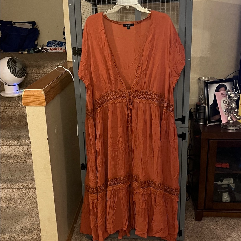 Torrid Terracotta Maxi Dress